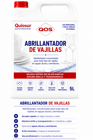 ABRILLANTADOR DE VAJILLAS para todo tipo de aguas