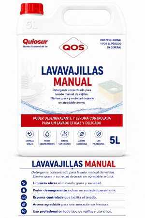 Lavavajillas manual concentrado