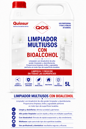 Limpiador multiusos con bioalcohol