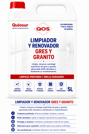 Limpiador y renovador de brillo: gres y granito