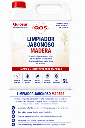 Limpiador jabonoso maderas