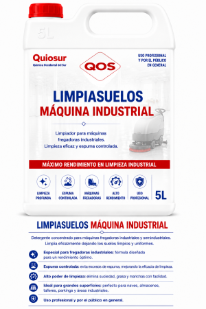 Limpiasuelos para máquina industrial