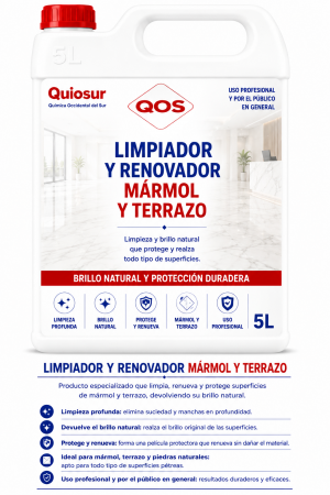 Limpiador y renovador de brillo: mármol y terrazo