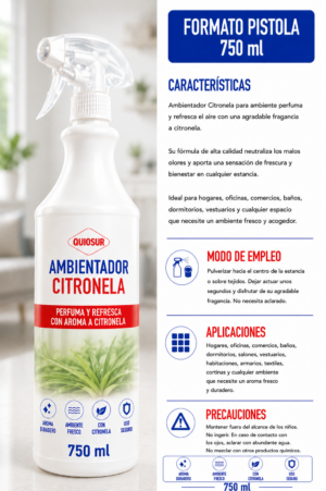 AMBIENTADOR citronela doméstico